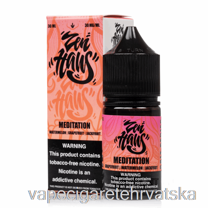 Vape Hrvatska Meditacija - Zen Haus Soli - 30ml 50mg